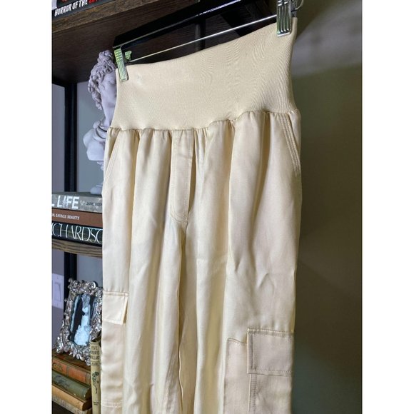 Cinq a Sept Giles Cupro Cargo Jogger Pants XS - Picture 8 of 13